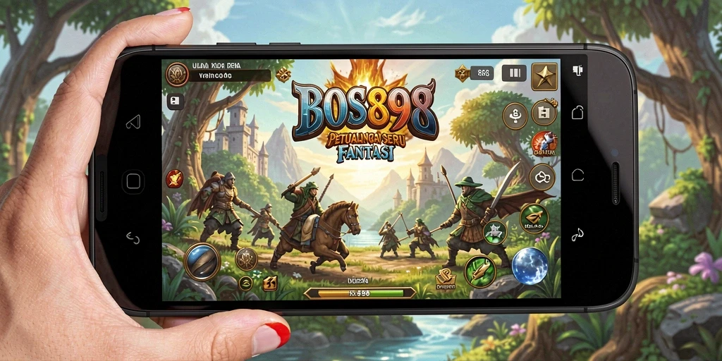 Screenshot gameplay BOS898 menampilkan momen aksi seru di dunia petualangan.