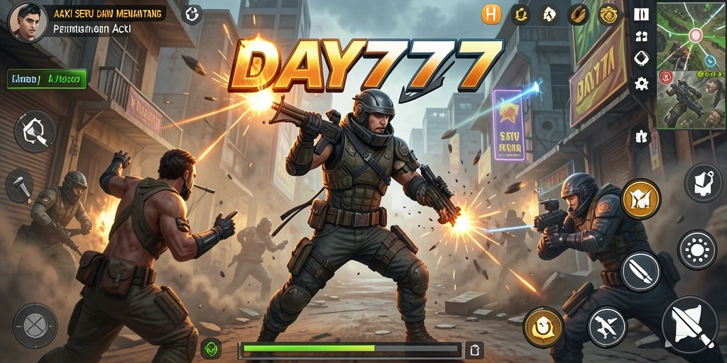 Gameplay seru DAY777 dengan aksi yang mendebarkan.