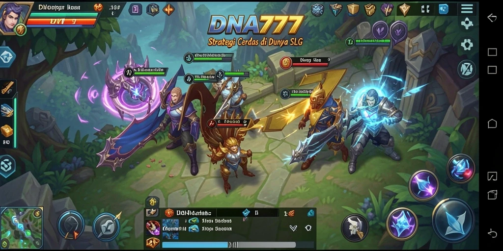 Tampilan menarik dari gameplay <strong>DNA777</strong> dengan pertempuran strategis yang mendebarkan.