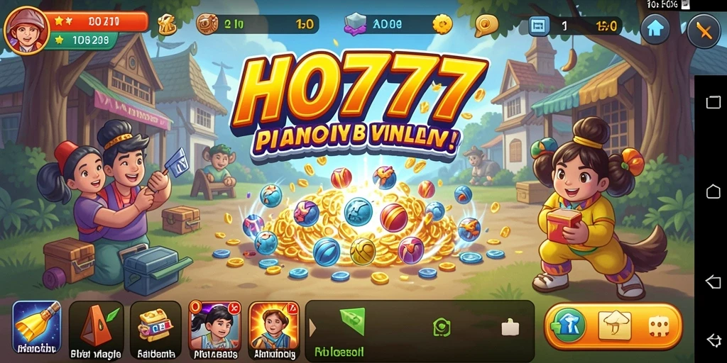 Tampilan gameplay HO777 yang menakjubkan dan memikat.