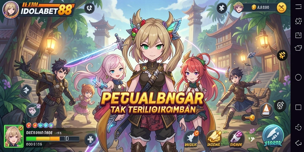 Tangkapan layar IDOLABET88 yang menampilkan serunya gameplay anime.