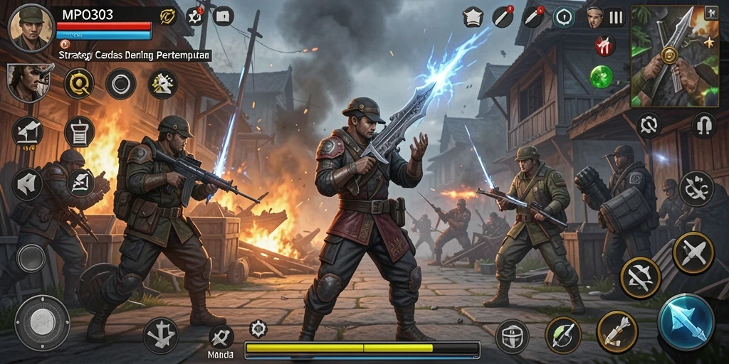 Tampilan gameplay MPO303 dengan strategi pertempuran yang mendebarkan.