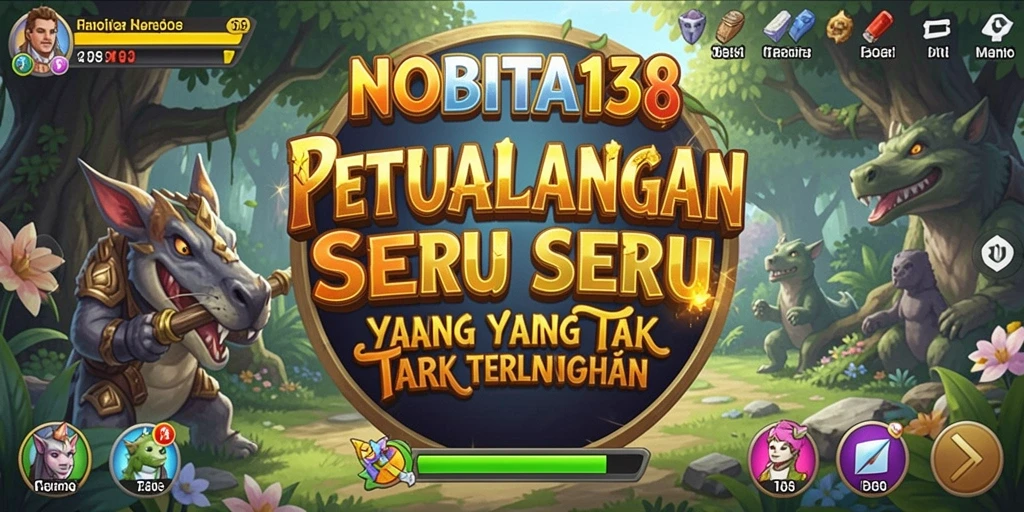 Tampilan screenshot menampilkan petualangan seru dalam NOBITA138.